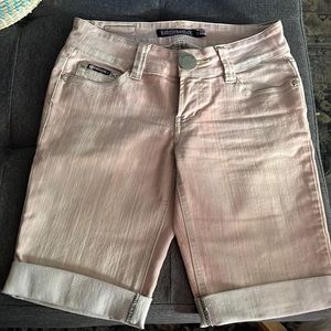 Bubblegum Pink Jean Shorts
